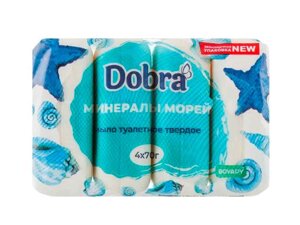 Мило туалетне Мінерали морів 4*70г екопак ТМ Dobra