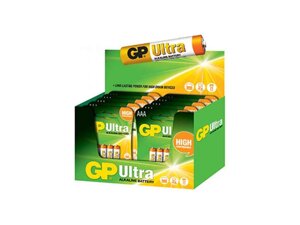 Батарейка лужна LR03/AAA Ultra Alkaline 1.5V 24AU-U4 4шт (блістер) ТМ GP