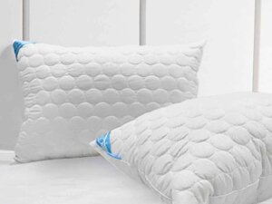 Подушка холлофайбер WHITE DREAM стьобана кульки нар. 50*70 ТМ LELEKA-TEXTILE