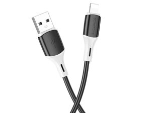 Кабель USB Lightning - 2,4А 1м чорний BX79 ТМ BOROFONE