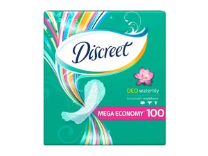 Щоденні гігієнічні прокладки DISCREET Deo Water Lily 100 шт