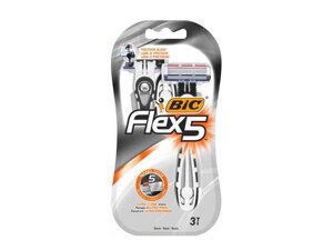 Бритва Flex 5 Dispo (5 ліз) 3 шт. ТМ BIC