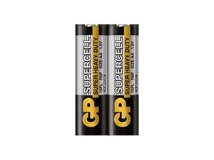 Батарейка сольова R6/AA Supercell 1.5V 15PL-S2 2шт (спайка) ТМ GP