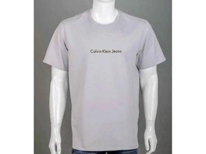 Футболка Світло-сірий батал Calvin Klein Jeans 2310б р. 4XL ТМ Fero