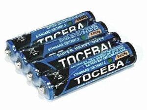 Батарейка сольова R03/AAA 4шт (спайка) ТМ TOCEBA