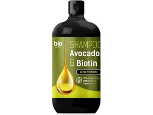 Шампунь 946мл Avocado Oil Biotin Для жінок і чоловіків ТМ BIO NATURELL