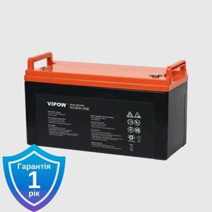 Акумулятор гелевий Vipow BAT0418 12V/120AH для ДБЖ та інверторів