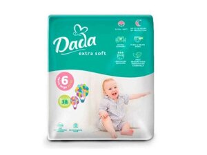 Пiдгузкі Extra soft 6 Junior ( 16кг ) 38шт ТМ DADA