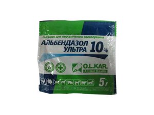 Альбендазол ультра - 10% порош. уп - 5г ТМ O. L. KAR