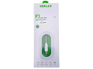 Кабель Type-C-Lightning iPhone PD Type-C to Lightning (11, 11 Pro, 11 Pro Max) GD-29 20w білий 1м ТМ Gerlax