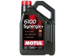 Масло моторне напівсинтетичне 6100 SYNERGIE SAE 10W-40 5л ТМ MOTUL