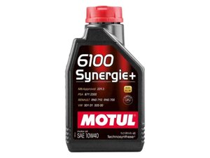 Масло моторне напівсинтетичне 6100 SYNERGIE SAE 10W-40 1л ТМ MOTUL