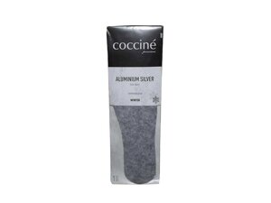 Устілка зимова АLUMINIUM SILVER (натур. войлокфольга) 39р. ТМ COCCINE