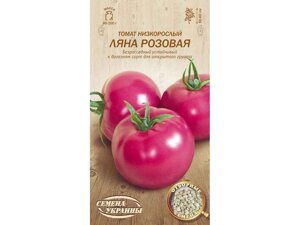 Томат низькорослий Ляна Розовая ОВ 0,1г (20 пачок) (рс) ТМ НАСІННЯ УКРАЇНИ