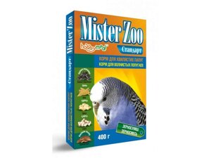 Корм для папуг Містер ZOO д/хвилястих стандарт 400гр ТМ O. L. KAR