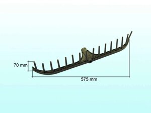 Граблі пл. 16-ти зуб. L=70мм (Україна) ТМ АНДРУК