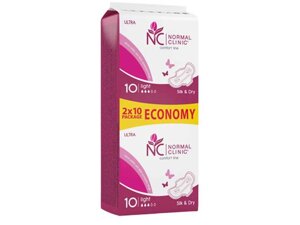 Прокладки гігієнічні (3крап) Comfort ultra-silkdry 20шт ТМ Normal Clinic