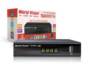 Т2 ресивер T644D5 FM ТМ WORLD VISION