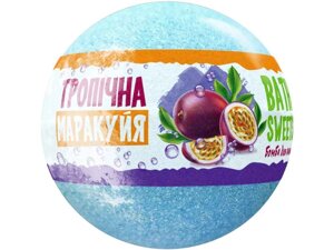 Бомбочка для ванни 100г Bath Sweets Тропічна маракуйя ТМ AQUA SHINE