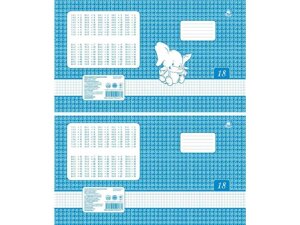 Зошит в клітинку 18арк. 20шт/уп шкільний ТЕ170 ТМ ТЕТРАДА