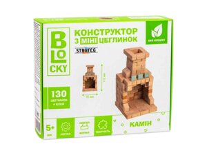 Будівельний набір для творчості з міні-цеглинок BLOCKY Камін 31025 ТМ STRATEG