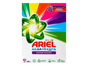 Пральний порошок 300г авт Аква Пудра Колор ТМ ARIEL