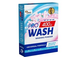 Пральний порошок 400г авт/ручн Універсальний Весняна свіжість ТМ ProWash