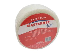 Стрічка серпянка на клеючій основі, 50мм х 45м MASTERNET TAPE ТМ Masterplast