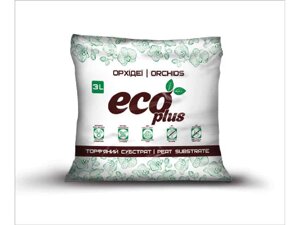 Субстрат торфяний для фіалок 3л ТМ ECO PLUS