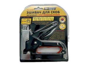 Степлер меблевий мет. резин. ручка Premium Line (4-14mm) 33-006 ТМ HT TOOLS