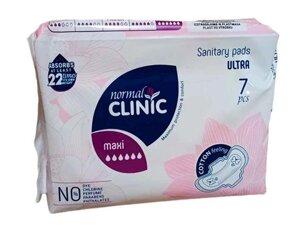 Прокладки гігієнічні (6крап) Comfort ultra - cottonvelvet 7шт ТМ Normal Clinic