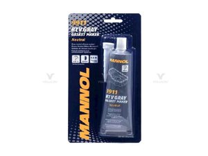 Герметик силіконовий сірий 9911 Gasket GRAY 85g ТМ MANNOL