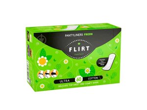 Прокладки щоденні slim fresh cotton 60шт BIG PACK ТМ FANTASY FLIRT