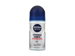 Дезодорант (кульковий) для чол. 50мл (Срібний Захист) ТМ NIVEA