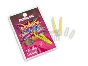 Світлячок Powder Fishing Light (4.0*39mm) 2шт/уп. 705-40-39 ТМ FISHING ROI