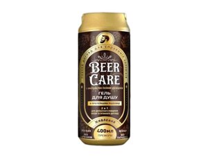 Гель для душу 400мл З ПРОТЕЇНАМИ ПШЕНИЦІ Живилення 2в1 ТМ BEER CARE