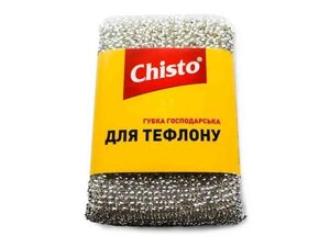 Губка-шкребок д/тефлону 1шт ТМ Chisto