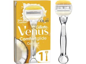 Станок для голiння 1шт ComfortGlide Olay з кокосом з змінним картриджем ТМ GILLETTE