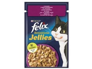 Пауч для кошенят Junior Fantastic / Качка зі шпинатом (FELIX) 85г ТМ PURINA