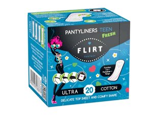 Щоденні прокладки fresh cottonultra в інд/уп. 20шт (150мм) ТМ Fantasy Flirt