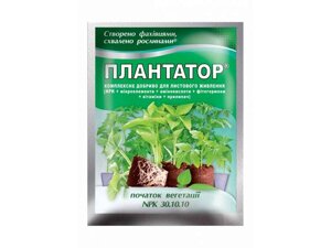 Водорозчинне сухе добриво початок вегетації (NPK 30.10.10.) 25г ТМ Плантатор