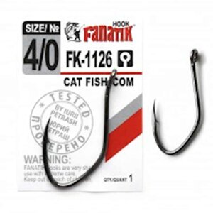 Гачок CAT FISH/ СОМ №4/0 1шт/уп. арт. FK-1126 ТМ FANATIK