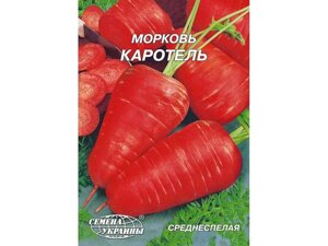 Гігант Морква Каротель 20г (10 пачок) ТМ НАСІННЯ УКРАЇНИ