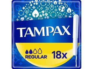 Тампони 18шт з аплікатором Regular ТМ Tampax