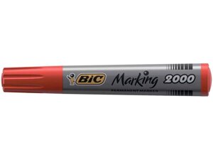 Маркер перманентний, червоний 12шт bc8209133 ТМ BIC