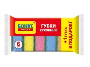 Губка кухонна для посуд ( 5шт ) ТМ БОНУС