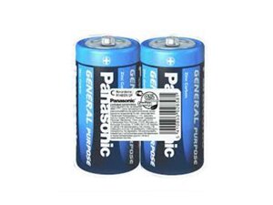 Батарейка сольова R14/C 2шт (плівка) ТМ Panasonic