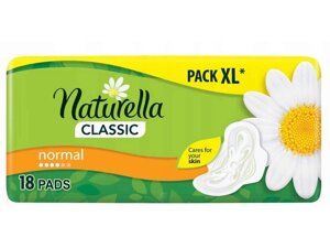 Прокладки гігієнічні Денні 4к. 18шт Classic Normal Duo шт ТМ NATURELLA