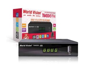 Т2 ресивер T645D5 FM ТМ WORLD VISION