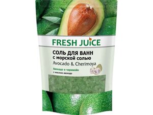 Сіль д/ванн 500г Avocado Cherimoya (дой-пак) ТМ Fresh Juice